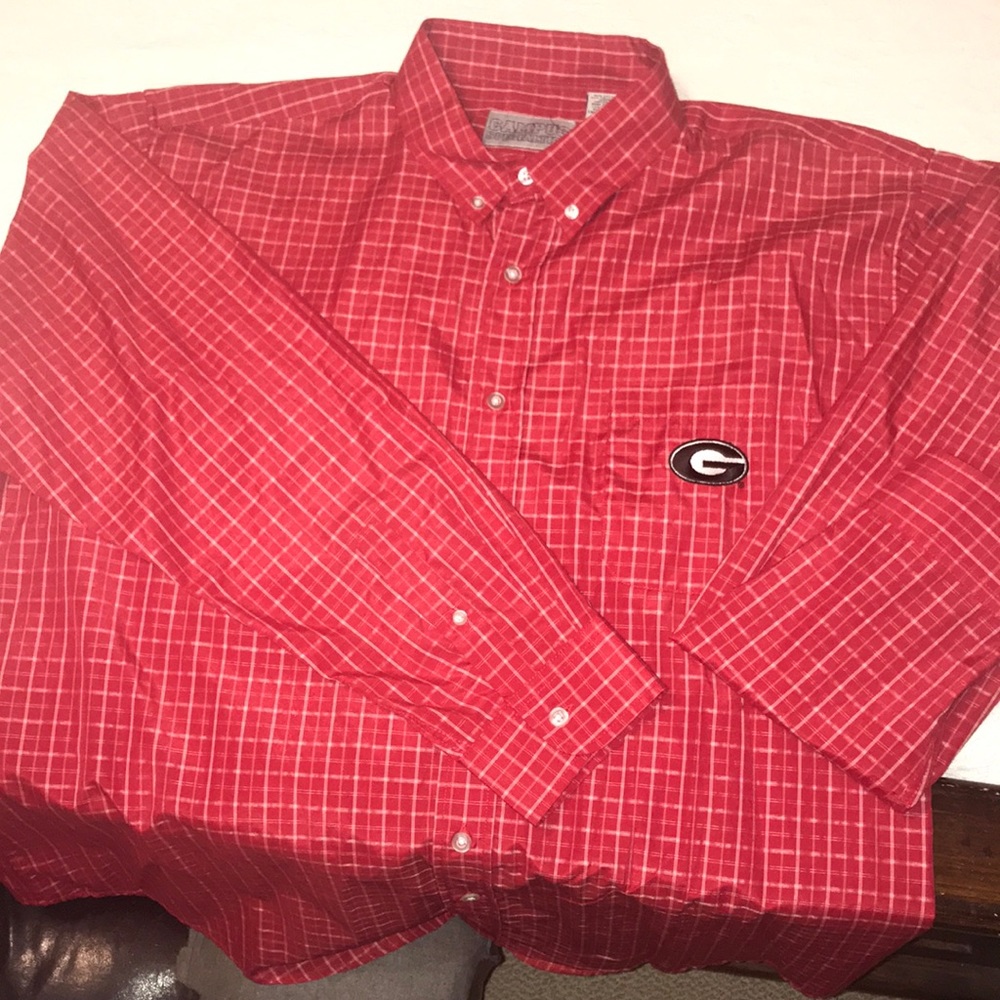 Men’s UGA button down shirt